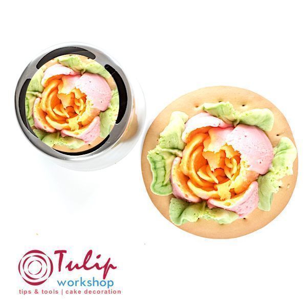 Насадка Малазийский Цветок №320 Роскошная Роза | XXL размер (Russian Nozzle # 320 - Bella | XXL size | By Tulip Workshop)