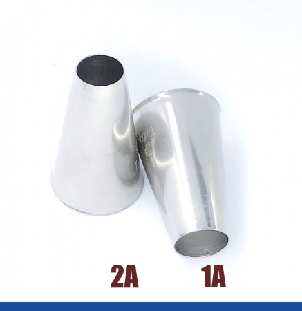 Кондитерские насадки 1А и 2А Tulip, Набор 2 шт, трубочки, Корея