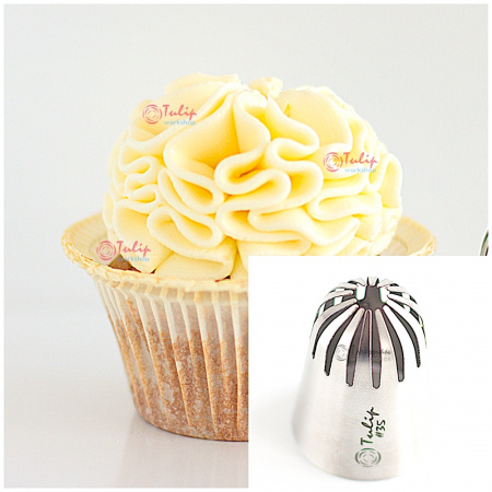 Насадка закрытая звезда №135, 335, 535 (231) | Viennetta (12 лучей) - Standard closed star tip #135, 335, 535 (231) | Viennetta | by Tulip Workshop