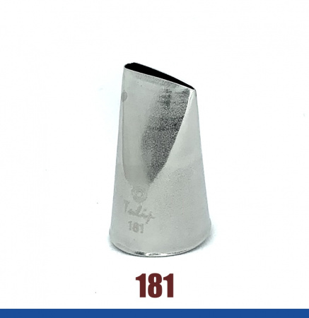 Кондитерская насадка 181(1217) Tulip, Корея, прямой лепесток с округлой прорезью 18 мм