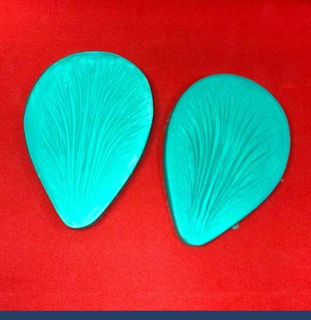 Молд силиконовый (вайнер) лепесток Пиона (0), комплект 2 части (70•50 мм)