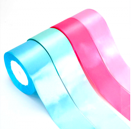 Лента атласная широкая для перевязки коробок | 25 мм*28 м