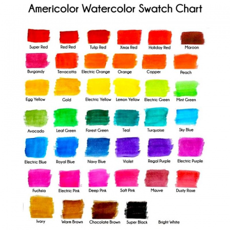 Красители гелевые Америколор Синяя палитра 21 г. | Blue and Violet