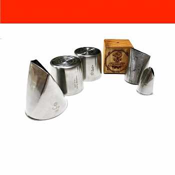 Дополнительный набор для зефирных цветов 5 шт | от Малиновки МК (насадки тюльпан XXL+ размер)