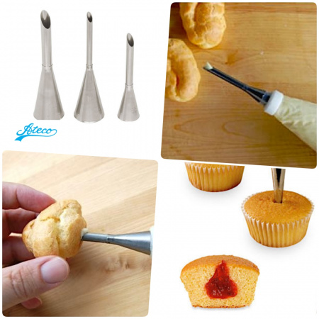 Кондитерская насадка для эклеров №229, 230, 231 Ateco | Bismarck