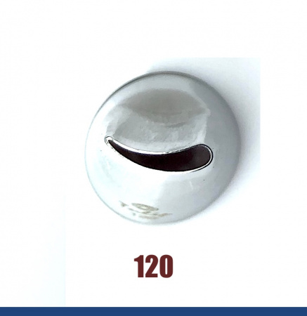 Кондитерская насадка 120 Tulip прорезь 12 мм, лепесток розы изогнутый