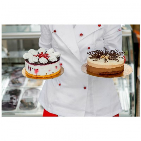 Подложка для торта усиленная Золото 2.5 мм, Ø 200 мм