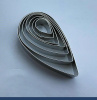 Вырубки Набор 7 шт Лепестки Розы 20-75•20 мм нержавеющая сталь