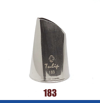 Кондитерская насадка 183 Tulip, Корея, прямой лепесток с округлой прорезью 21 мм
