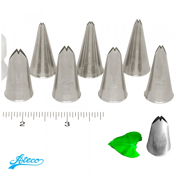 Кондитерская насадка листик №65-70, 263 Ateco | Малый размер