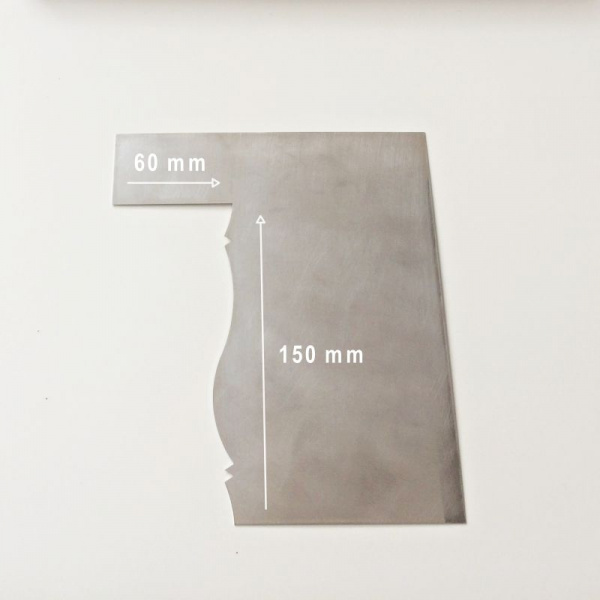 Шпатель №2 контроль крема 150*60 мм | Вихрь