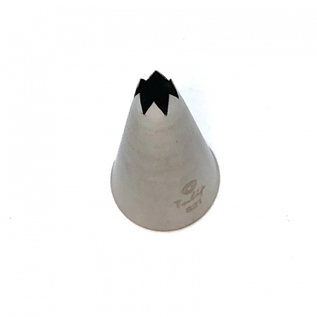 Кондитерская насадка 821 Tulip открытая звезда д.5,5 мм, 6 лучей