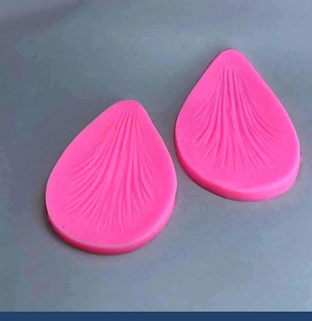 Молд силиконовый (вайнер) лепесток Пиона (0), комплект 2 части (70•50 мм)