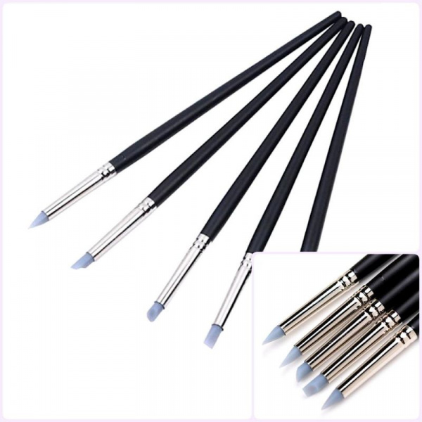 Кондитерские кисточки для мастики | набор 5 шт