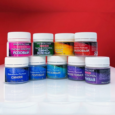 Пищевой краситель цветочная пыльца Розовая 5 гр.