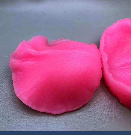 Молд силиконовый (вайнер) широкий Лепесток (3) комплект 2 части (70•60 мм) 1863D