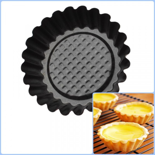 Форма для выпечки металлическая антипригарная | Тарт ∅ 16-28 см, высота 4 см