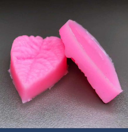 Молд силиконовый (вайнер) Лист Мини риф., комплект 2 шт (40•25 мм) е035